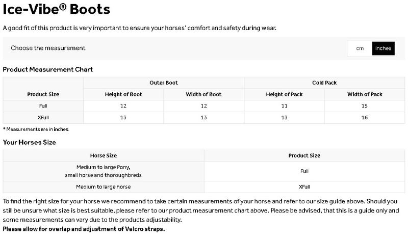 ice-vibe-boots-size-chart