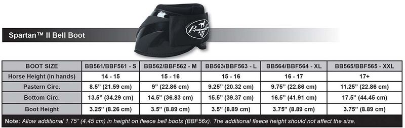 pc-spartan-bell-boot-size-chart