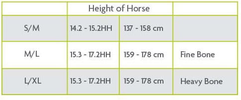 woof-wear-smart-tendon-boot-size-chart