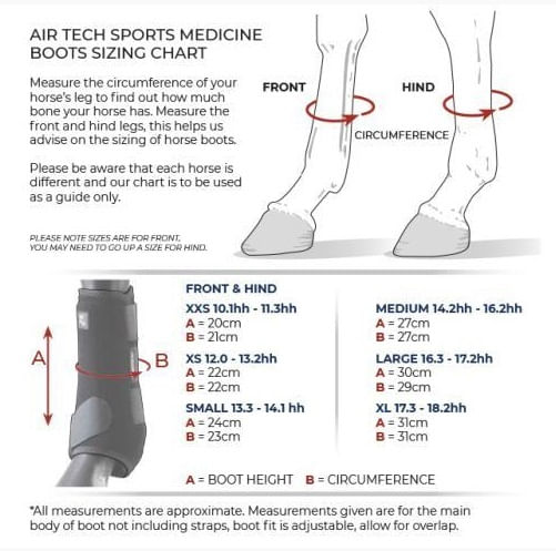 premier-equine-magniteque-hoof-boot-size-chart