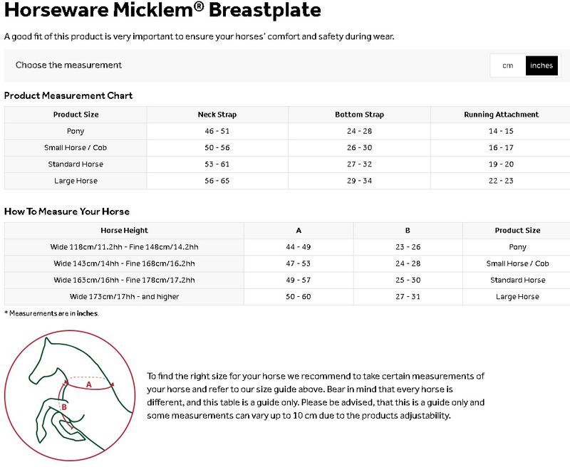 horseware-micklem-breastplate-size-chart