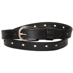 Keldon Slim Leather Belt - Black (4244-30)