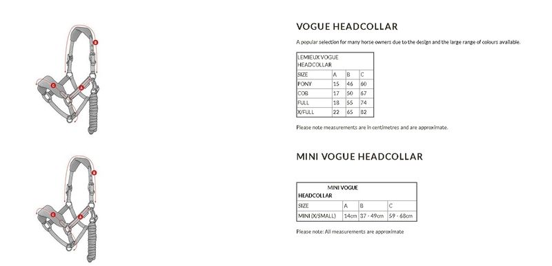 lemieux-vogue-halter-size-chart