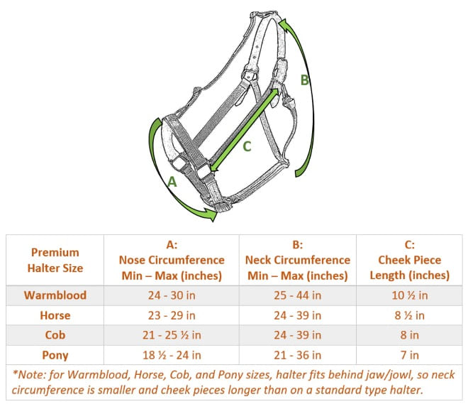 greenguard-breakaway-premium-halter-size-chart