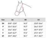 horze-b-vertigo-evolve-leather-halter-size-chart