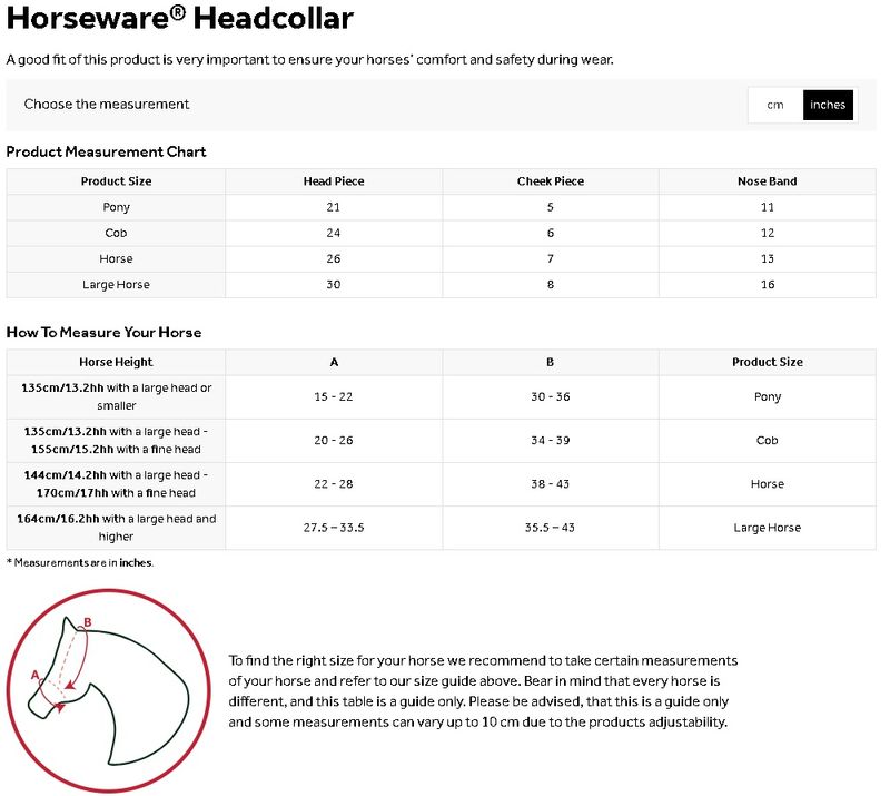 horseware-signature-leather-halter-size-chart