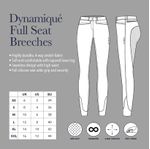 lemieux-dynamique-full-seat-breech-size-chart