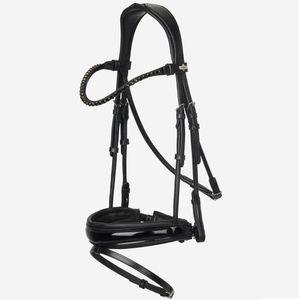 LeMieux Kudos Patent Dressage Bridle - Black / Black