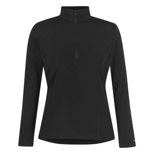 Kerrits Women's Up Tempo Fleece Long Sleeve - Black Winter Bloom