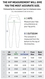 horze-adeline-padded-full-seat-breech-size-chart