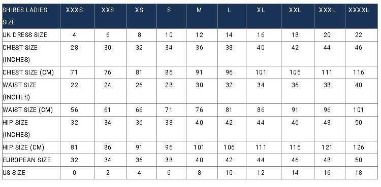 shires-womens-size-chart