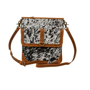 Myra Bag Taragon Canvas Hair-On Hide Bag