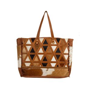 Myra Bag Dakota Plain Hair-On Cavas Bag