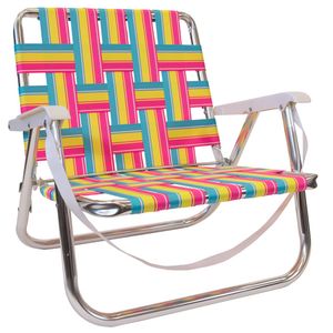 Kuma Backtrack Low Chair - Lollipop (Yellow/Pink/Teal)