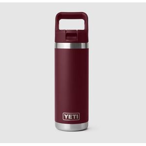 Yeti Rambler 532ml(18oz) Bottle with Straw Cap - Wild Vine Red