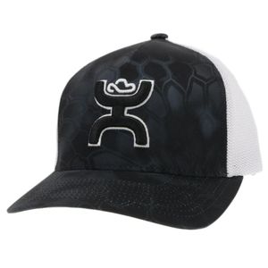 Hooey Unisex Bass Trucker Hat - Black / White