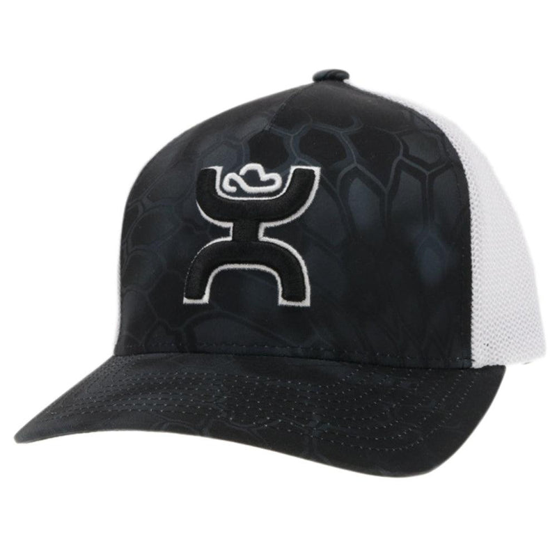 Hooey-Unisex-Bass-Trucker-Hat---Black---White