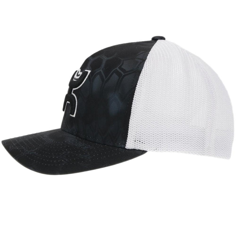 Hooey-Unisex-Bass-Trucker-Hat---Black---White