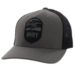 Hooey Unisex Cheyenne Patch Trucker - Black / Charcoal