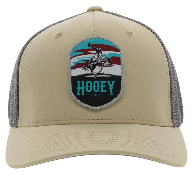 Hooey-Unisex-Cheyenne-Patch-Trucker---Tan---Grey