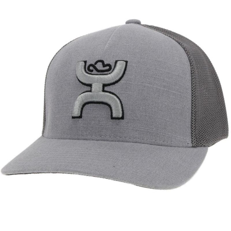 Hooey-Unisex-Coach-FlexFit-Hat---Grey