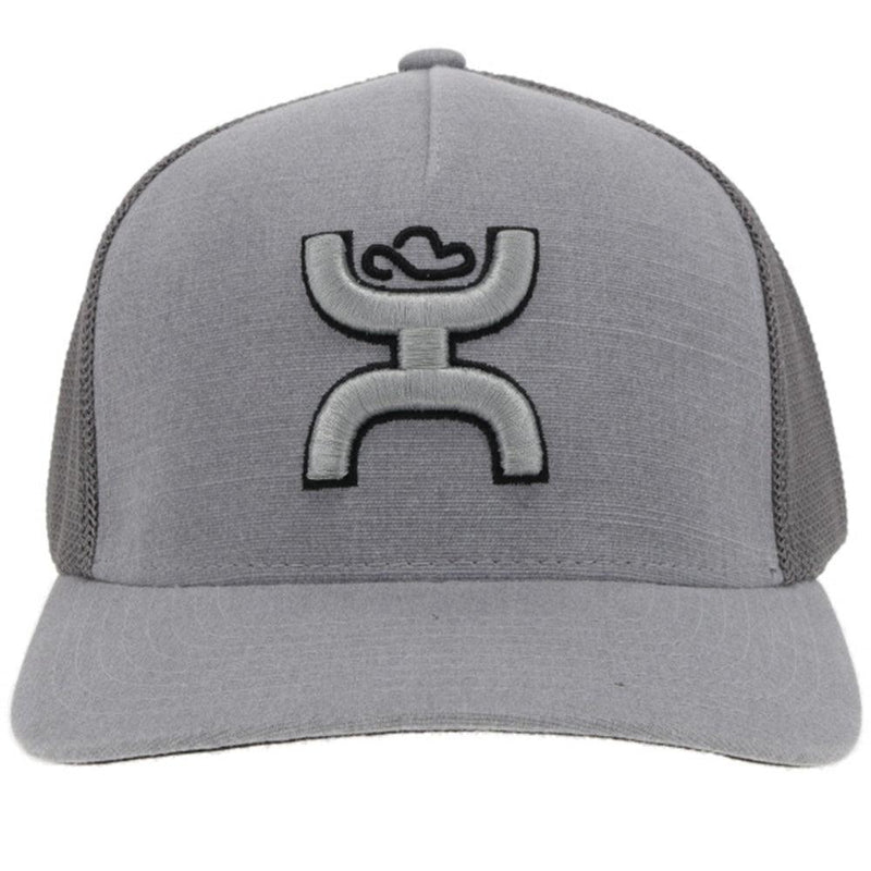 Hooey-Unisex-Coach-FlexFit-Hat---Grey