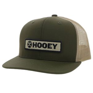 Hooey Unisex Lockup Trucker Hat - Olive / Tan