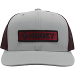 Hooey-Unisex-Lockup-Trucker-HT---Grey---Maroon