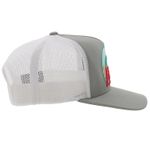 Hooey-Unisex-Suds-Trucker-Hat---Grey---Red