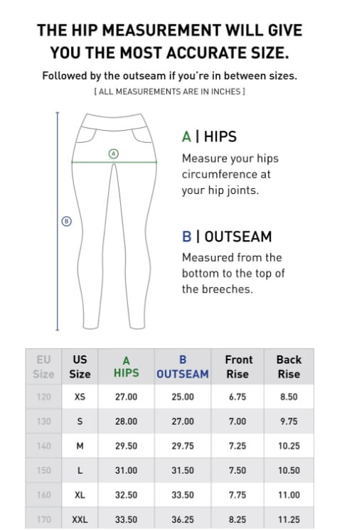 horze-kids-breeches-size-chart