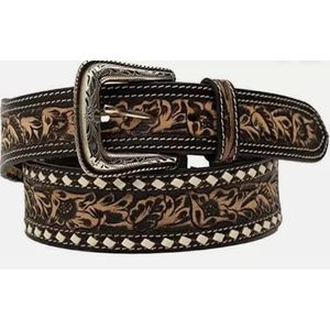 Nocona Buck Lacing Floral - Black