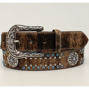 Angel Ranch Calf Hair Concho Stone Belt