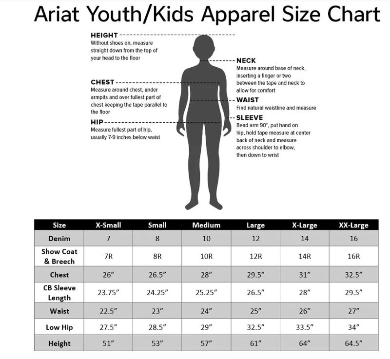 ariat-kids-clothing-size-chart