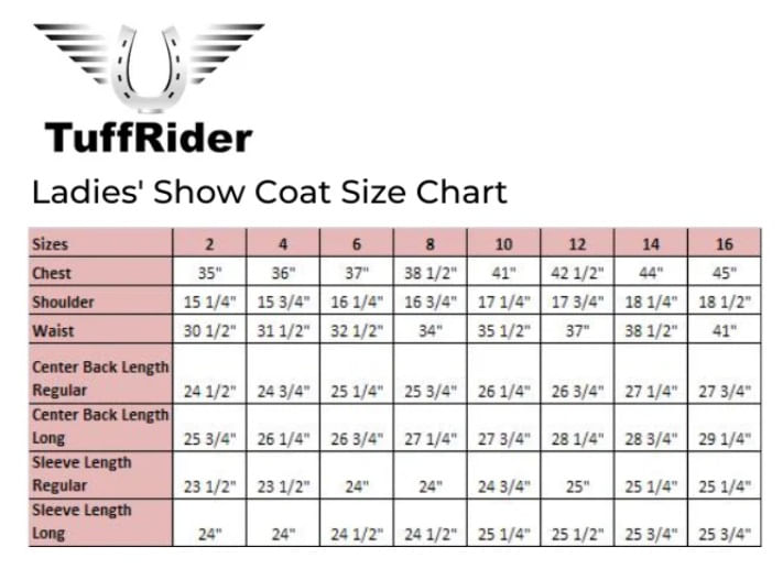 tuffrider-womens-show-coat-size-chart