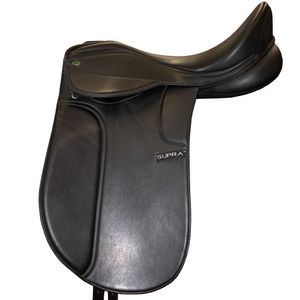 Used Supra Dressage Saddle 17"W - Black