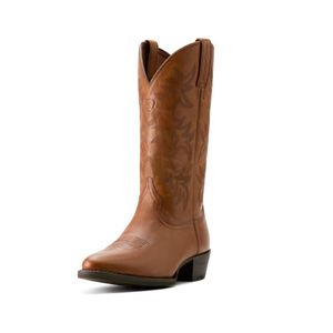 Ariat Men's Heritage R Toe Boot - Cognac
