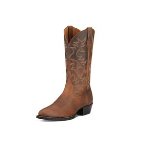 Ariat Men's Heritage Western R Toe - Brown