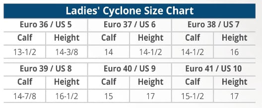 ovation-cyclone-tall-boot-size-chart