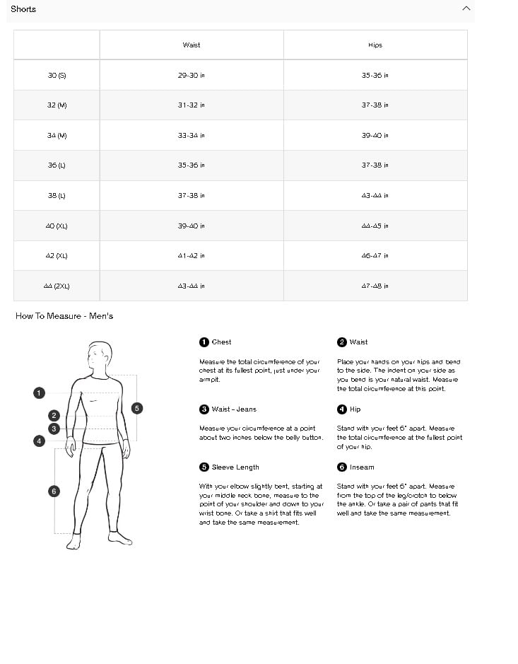 the-north-face-mens-shorts-size-chart