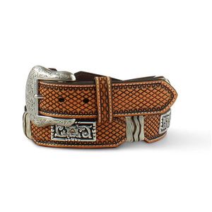 Ariat Men's Rawhide Concho Belt - Tan