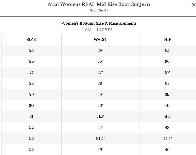 ariat-mid-rise-boot-cut-jean-size-chart