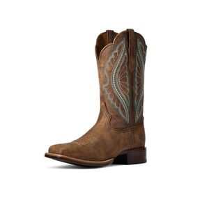 Ariat Women's PrimeTime Western Boots - Tack Room Brown