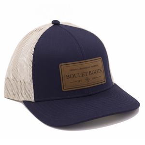 Boulet Structured Mesh Back Trucker Cap(VET 330) - Navy