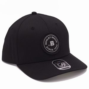 Boulet Structured Full Fabric Trucker Cap - Black