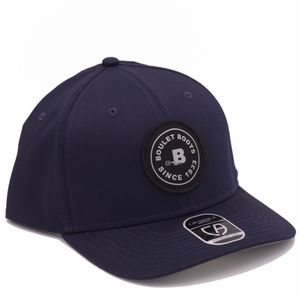 Boulet Structured Full Fabric Trucker Cap (VET347) - Navy