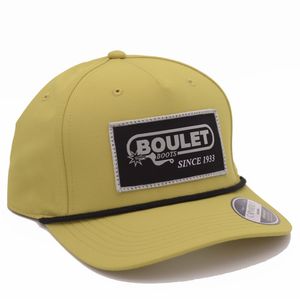 Boulet Structured Full Fabric Trucker Cap - Dijon/Black Rope