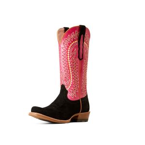 Ariat Women's Derby Monroe -  Black Roughout