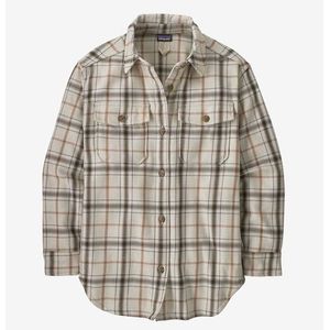 Patagonia Women's Fjord Loft Overshirt Jacket - Tree Top / Pumice