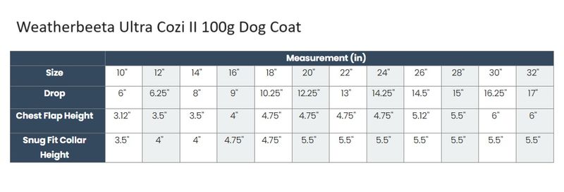 SC-Weatherbeeta-Ultra-Cozi-II-100g-Dog-Coat