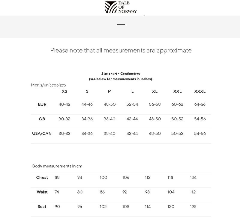 dale-of-norway-mens-unisex-size-chart